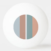 Gedempte kleuren strepen pingpongbal (Achterkant)