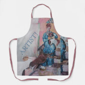 gedempte kleuren zeer zacht zoals Monet schilderen Schort (Voorkant)