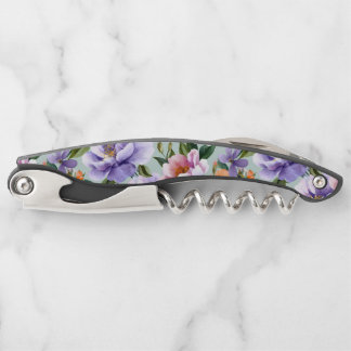 Gedempte kleurrijke bloemen Boho bloem Kurkentrekker