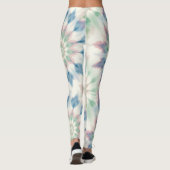 Gedempte kleurteffect naadloos patroon leggings (Achterkant)