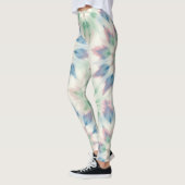 Gedempte kleurteffect naadloos patroon leggings (Links)