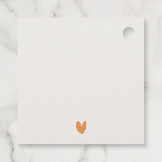 Gedempte kustboten bij Harbour Seascape Bruiloft Bedankjes Labels (Achterkant)