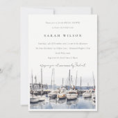 Gedempte kusthavenboten Zeegezicht Vrijgezellenfee Kaart (Voorkant)