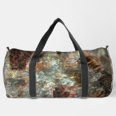 Gedempte lagen bruine kristallen plunjezak (Achterkant)