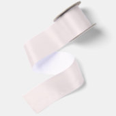 Gedempte lavendelblush effen kleur satijnen lint (Achterkant)