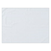 Gedempte Lichtblauwe Witte Kuststreep Scandinavisc Tafelkleed (Voorkant (Horizontaal))
