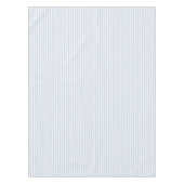 Gedempte Lichtblauwe Witte Kuststreep Scandinavisc Tafelkleed (Voorkant)