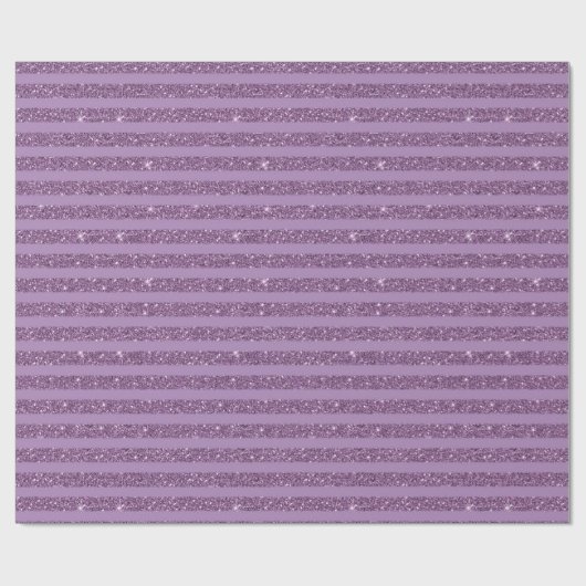Gedempte Moerbeiglans horizontale strepen in stijl Cadeaupapier (Vlak)