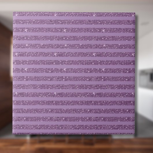 Gedempte Moerbeiglans Horizontale Strepen Tegeltje