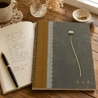 Gedempte Olijfgroene Nepleer & Kanten Field Notes Notitieboek