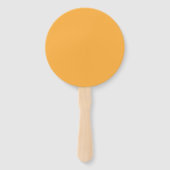 Gedempte oranje achtergrondtextuur voor web en pri handwaaier (Voorkant)