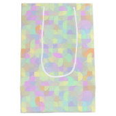 Gedempte Pastel Boho Mod Geometrisch Abstract Medium Cadeauzakje (Achterkant)
