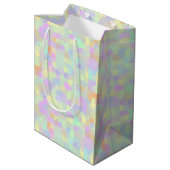 Gedempte Pastel Boho Mod Geometrisch Abstract Medium Cadeauzakje (Achterkant Gekanteld)