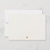 gedempte pastel kusthaven boten zeegezicht bruilof RSVP kaartje (Achterkant)