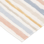 Gedempte Pastel Waterverf Gestreept Minimaal Moder Tafelkleed (Gekanteld)