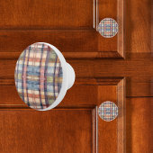 Gedempte Plaid Keramische Knop