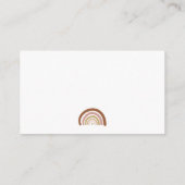 Gedempte regenboog display douche Geen inpakpapier Informatiekaartje (Achterkant)