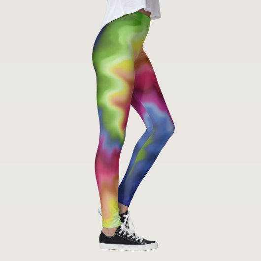 Gedempte Regenboog Leggings (Rechts)