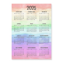 Gedempte regenboogkleuren ontwerp 2025 magnetische