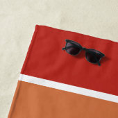 Gedempte Retro Kleur Regenboog LGBT Patroon Strandlaken (In situ)