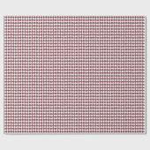 Gedempte rode diamantpatroon inpakpapier (Vlak)