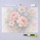 Gedempte Roos Tissuepapier (Craft)