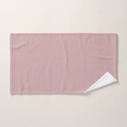 gedempte roze vaste stof bad handdoek (Handdoek)