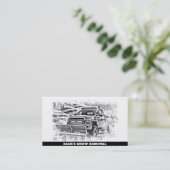 *~* Gedempte Sneeuw Verwijdering Ploeg PatrioticTr Visitekaartje (Staand voorkant)