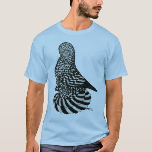 gedempte spattuimelduif t-shirt