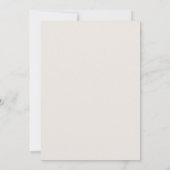 Gedempte Stof Blauw Neutrale Bloem Gouden Lijst Tr Kaart (Achterkant)
