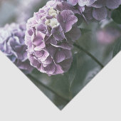 Gedempte Stof Lavendel Pompom Hortensia Decoupage Tissuepapier (Detail)