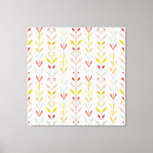 Gedempte strepen van de Herfst Canvas Afdruk (Voorkant)