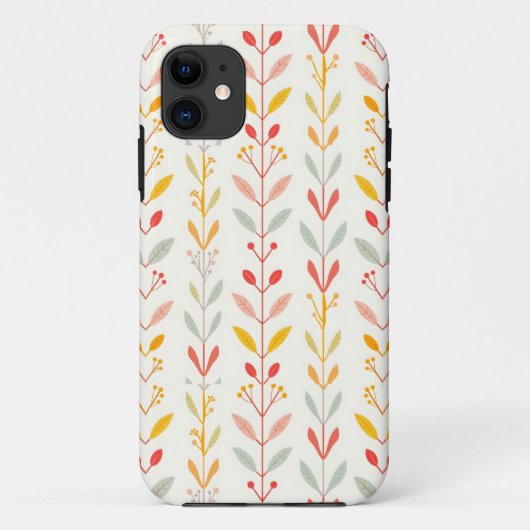 Gedempte strepen van de Herfst Case-Mate iPhone Case (Achterkant)