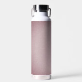Gedempte Taupe Sparkle Water Fles (Voorkant)
