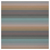 Gedempte Teal & Camel Kust Neutalen Stof (Swatch)