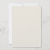 Gedempte Terracotta Wilde Bloemen Bruiloft Kaart (Achterkant)