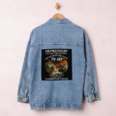 Gedempte tijdmachine reiziger POMPEII 79 na Christ Denim Jacket (Hangar)