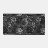 Gedempte tonen van Grijze Bloemen Bureaumat (Voorkant)