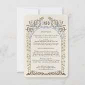 Gedempte Victoriaans Royal Wedding Detail Kaart El (Voorkant)