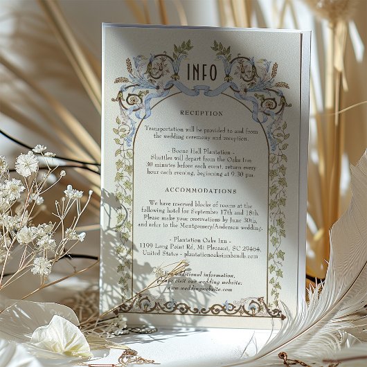 Gedempte Victoriaans Royal Wedding Detail Kaart El