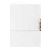 Gedempte Waterverf Herfst herfstlandschap bruiloft Uitnodigingen Wikkel (Achterkant Voorbeeld)