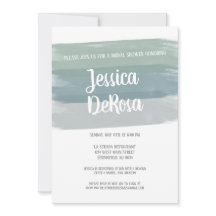 Gedempte Waterverf Penseelstreek Vrijgezellenfeest