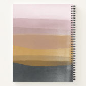 Gedempte Waterverf Persoonlijke dankbaarheid Notitieboek (Achterkant)