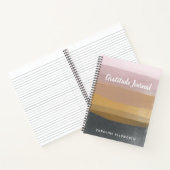 Gedempte Waterverf Persoonlijke dankbaarheid Notitieboek (Binnen)