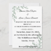 gedempte wijnstokken kaart (Voorkant)