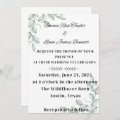 gedempte wijnstokken kaart (Voorkant / Achterkant)