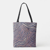 Gedempte Wolken Tote Bag (Achterkant)