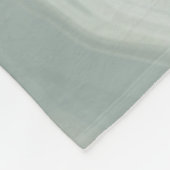 Gedempte zachte blauwe groene bruine abstracte kus fleece deken (Hoek)