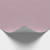 Gedempte zachte grijzige roze roos lente trending  cadeaupapier (Hoek)