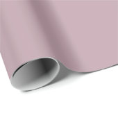 Gedempte zachte grijzige roze roos lente trending  cadeaupapier (Rol Hoek)